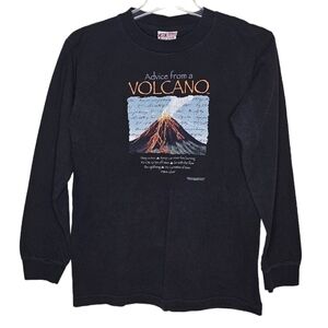 Hawaii Volcanoes National Park 2009 Graphic Longsleeve Tee Size Small